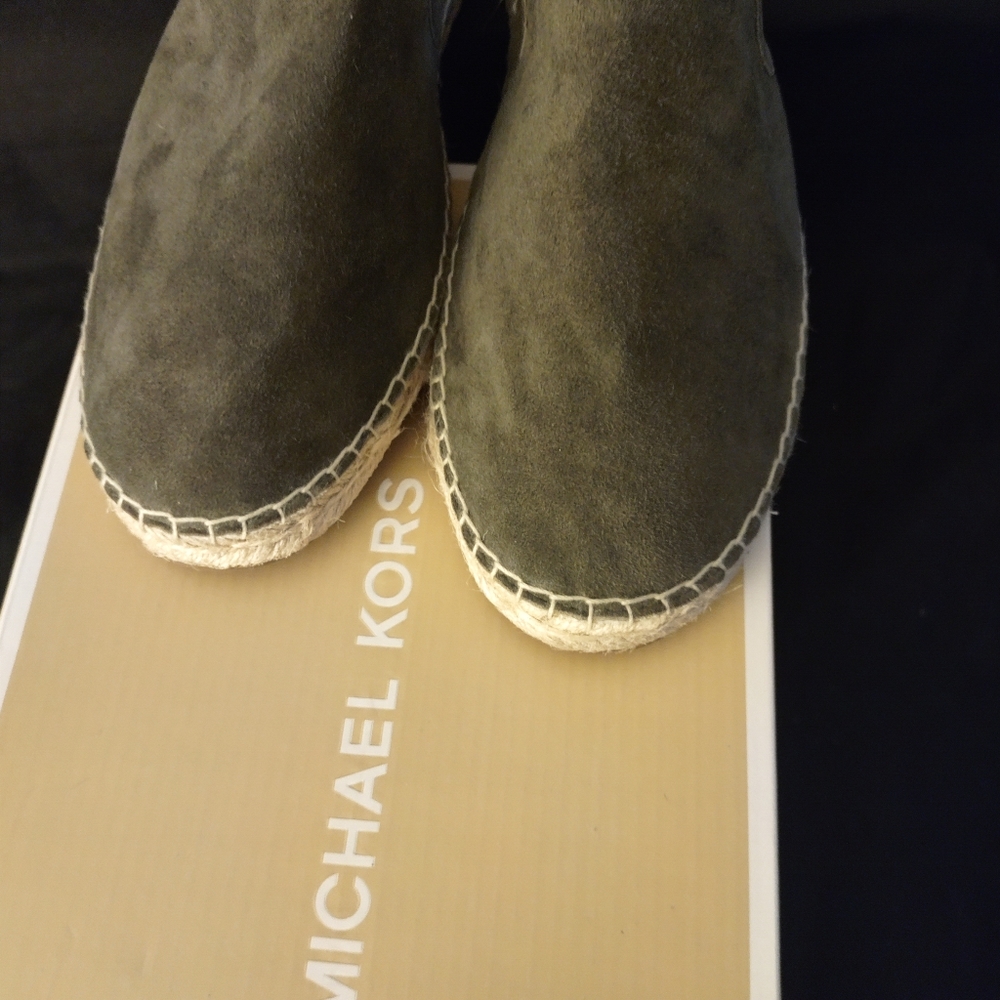 Michael Kors suede slides